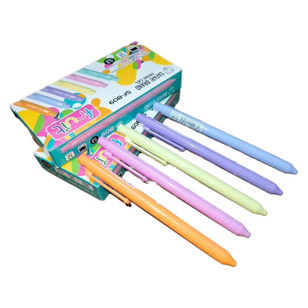 

Pulpen Gel Cetekan Klik Sf-089 (12pcs) Body Stabilo