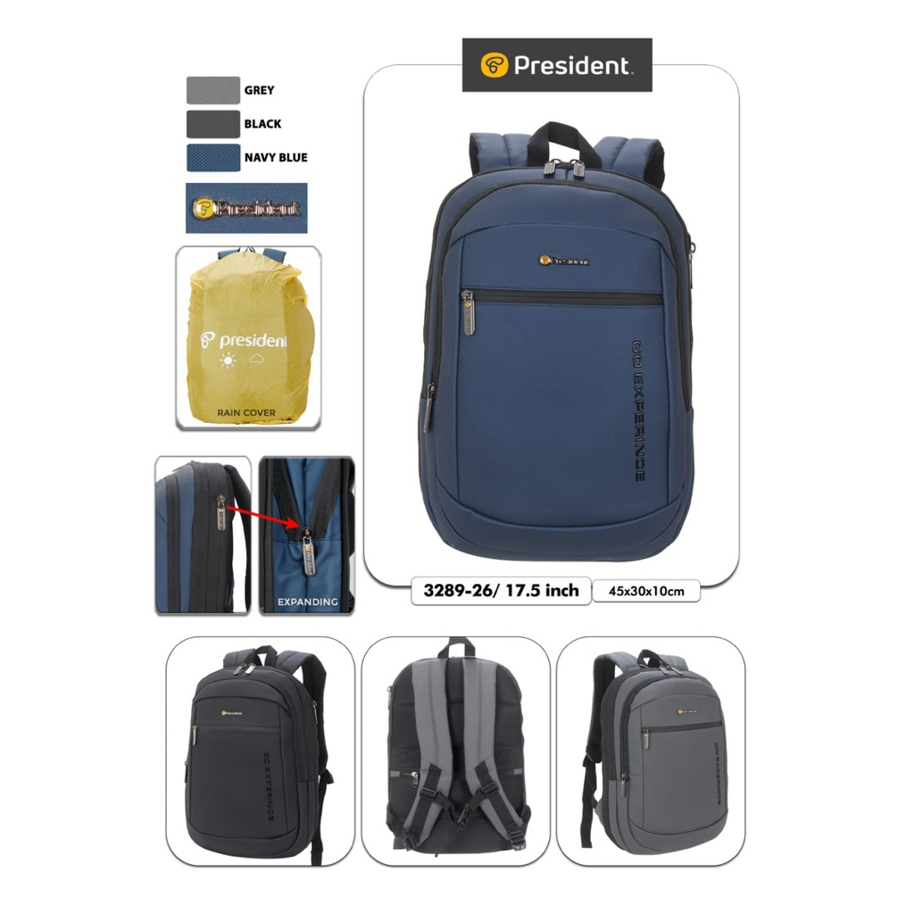 PRESIDENT- TAS RANSEL PRESIDENT 3289 -26 - PRESIDENT ORIGINAL - TAS - BACKPACK PRESIDENT EXPANDING -