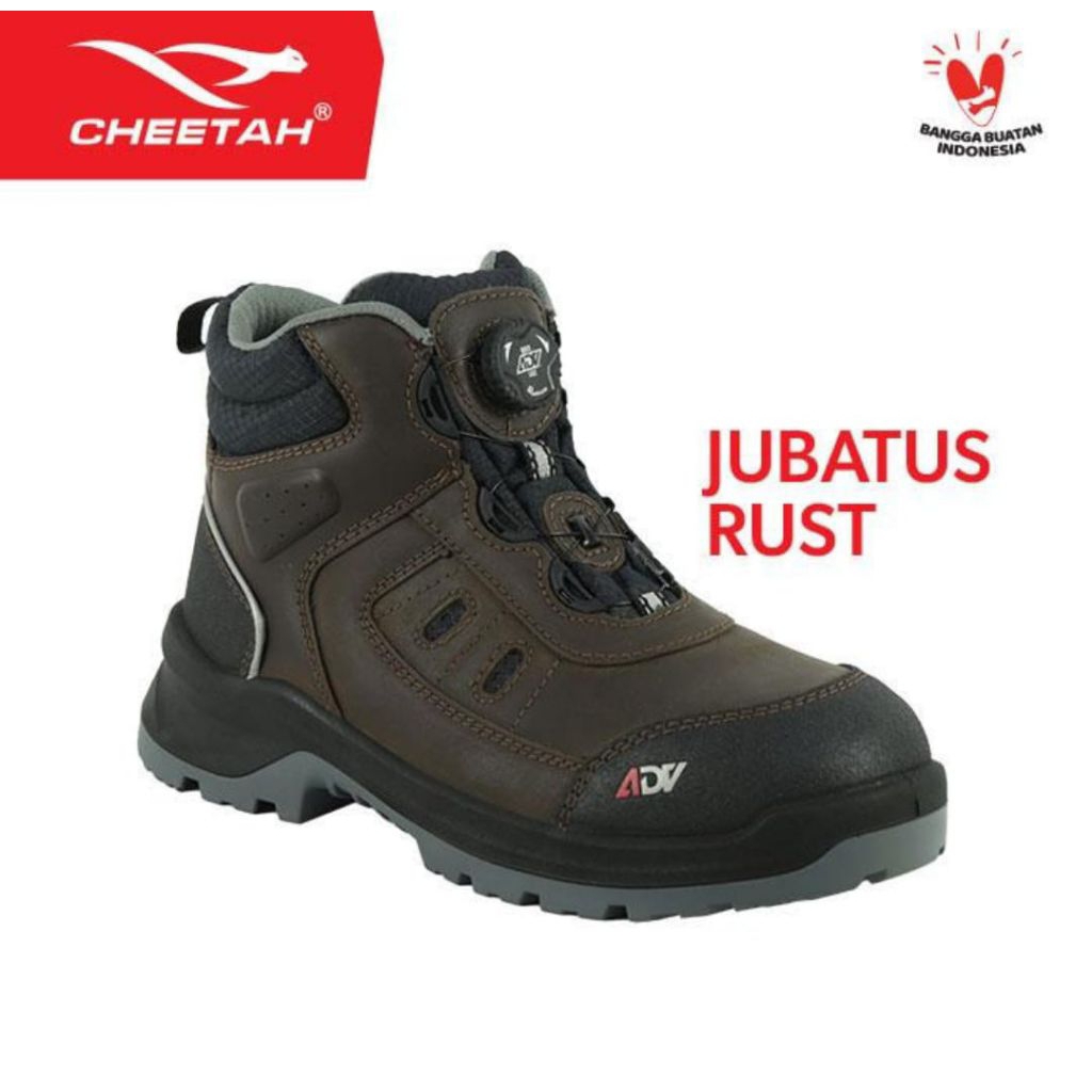 Sepatu Safety Cheetah ADV Jubatus Rust 6112C / Sepatu Safety Cheetah Jubatus Rust 6112C