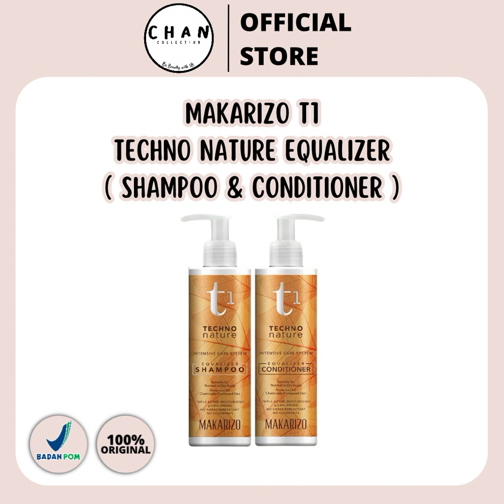 MAKARIZO t1 TECHNO NATURE EQUALIZER SHAMPOO & CONDITIONER