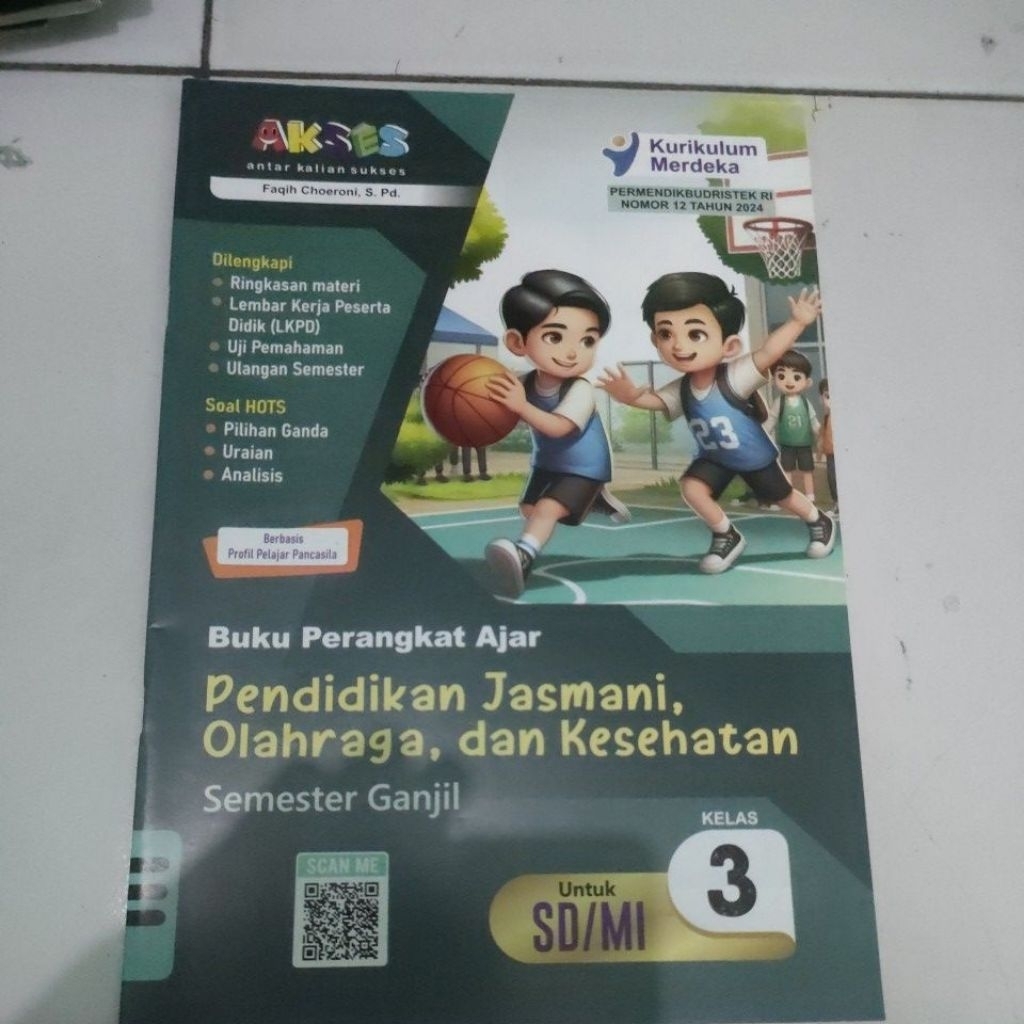 Lks Akses Pendidikan Jasmani,Olah Raga dan Kesehatan(PJOK) kelas 3 semester 1