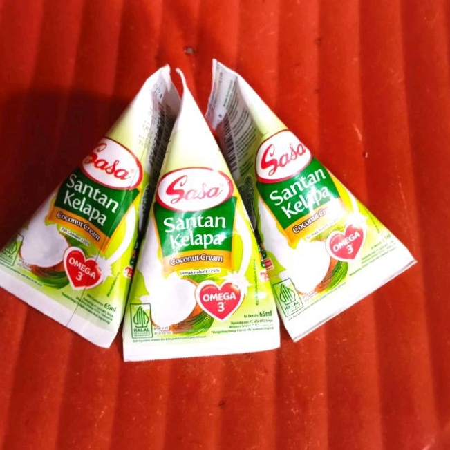 

Sasa santan kelapa asli omega3 berat 65ml 3pics