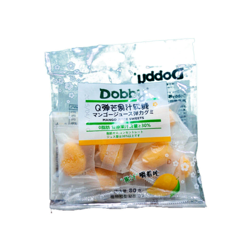 

Permen gummy elastis jus mangga