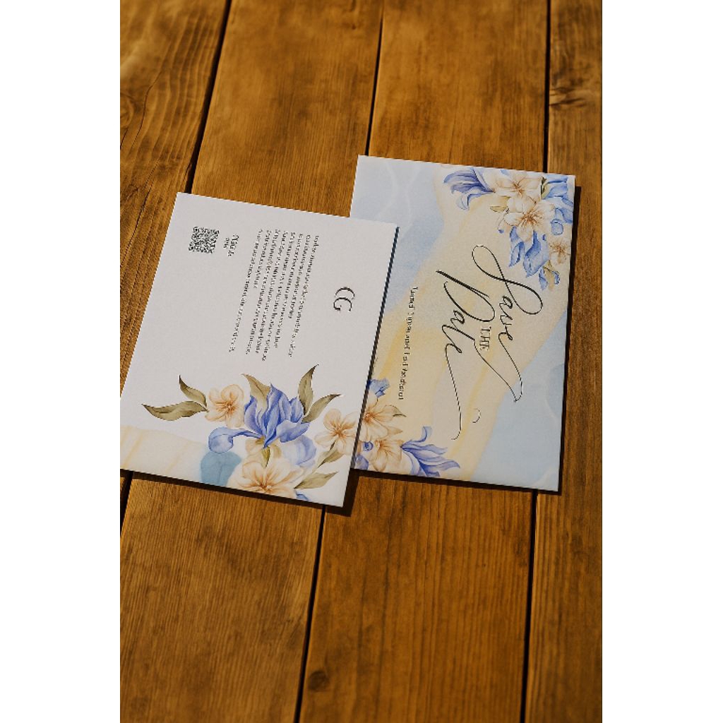 Undangan mewah hardcover floral, bahan tebal free foto