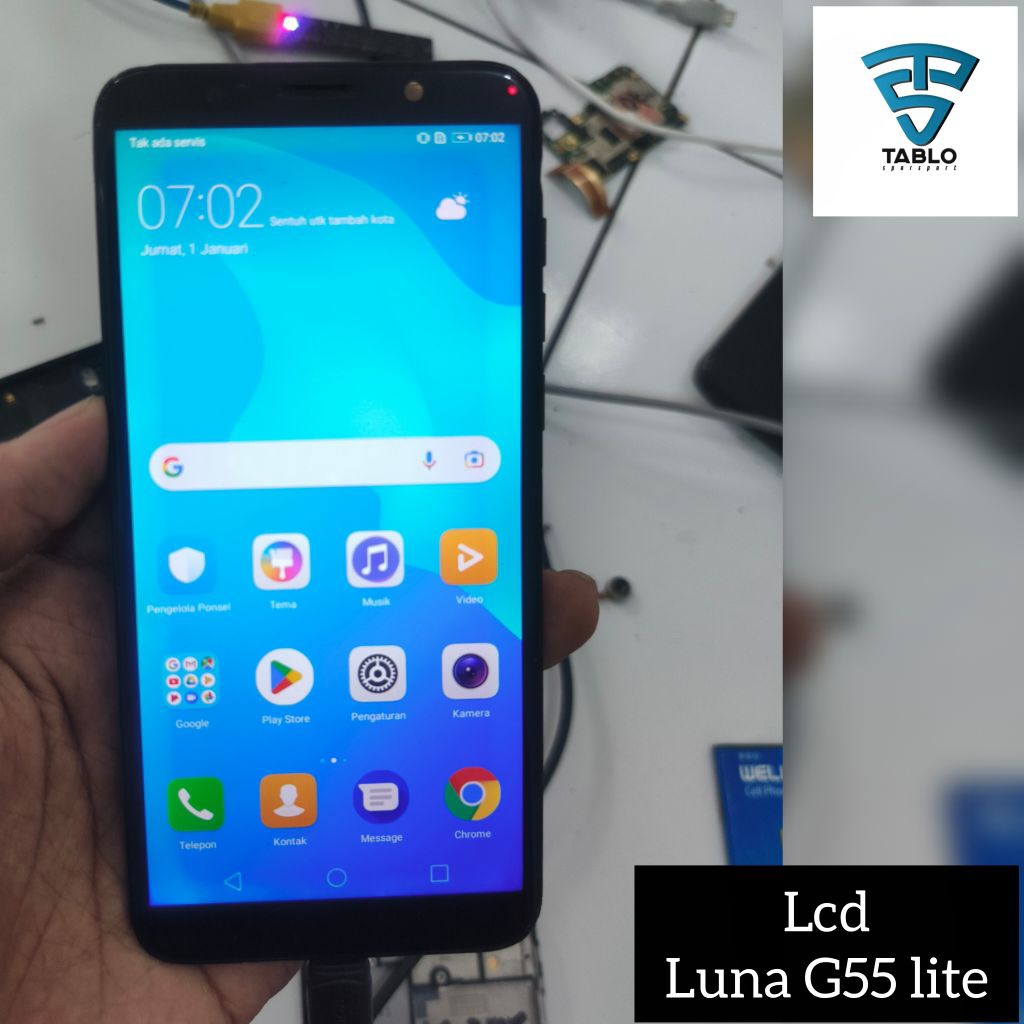 Lcd touchscreen Luna G55 Lite original copotan hp