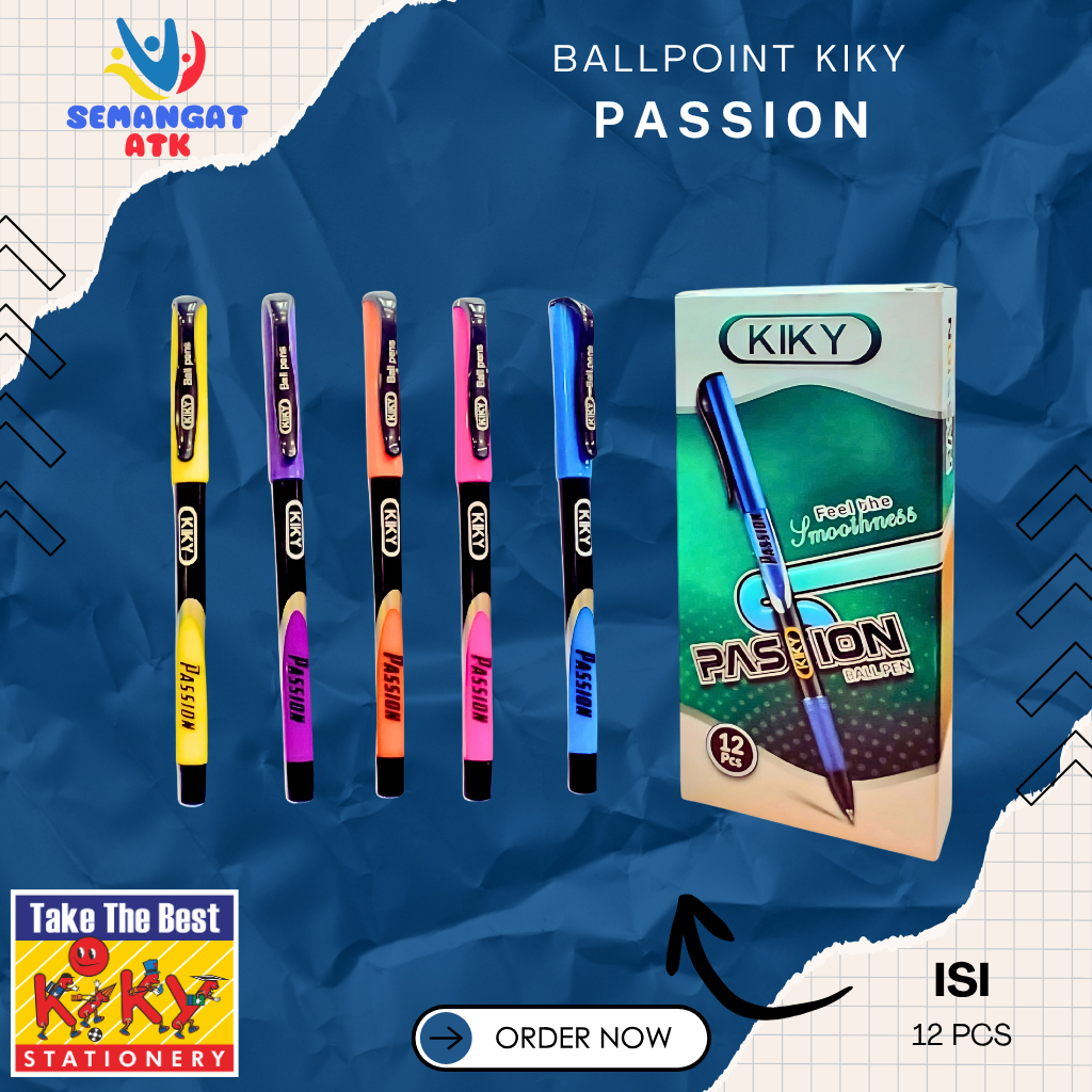 

Pulpen / Ballpoint Exclusive KIKY isi @12 (Tinta hitam)