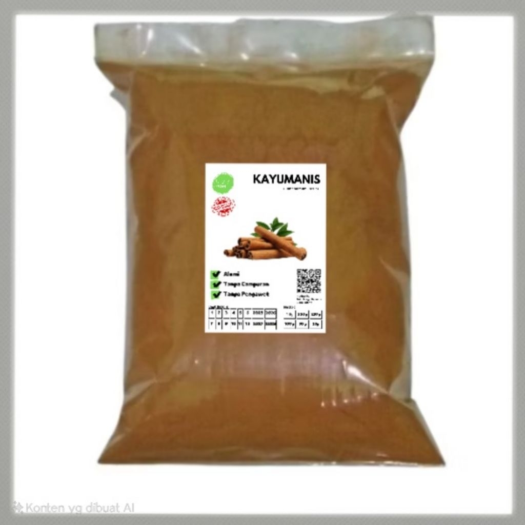 

Kayu Manis Bubuk 1kg Serbuk Cinnamon