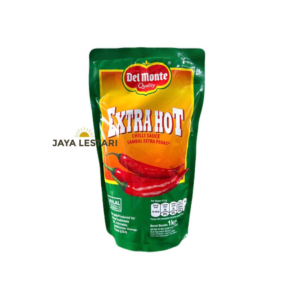 

Del Monte Extra Hot Saus Extra Pedas (1kg)