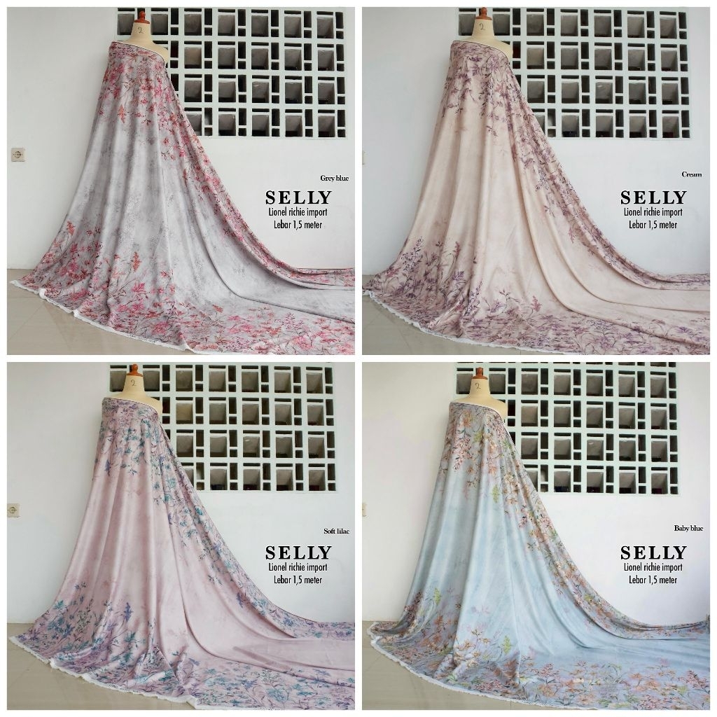 KAIN SELLY/KAIN LIONEL RICHIE/KAIN SERAGAMAN/BAJU COUPLE/KAIN MOTIF TERBARU/KAIN PREMIUM/KAIN METERA