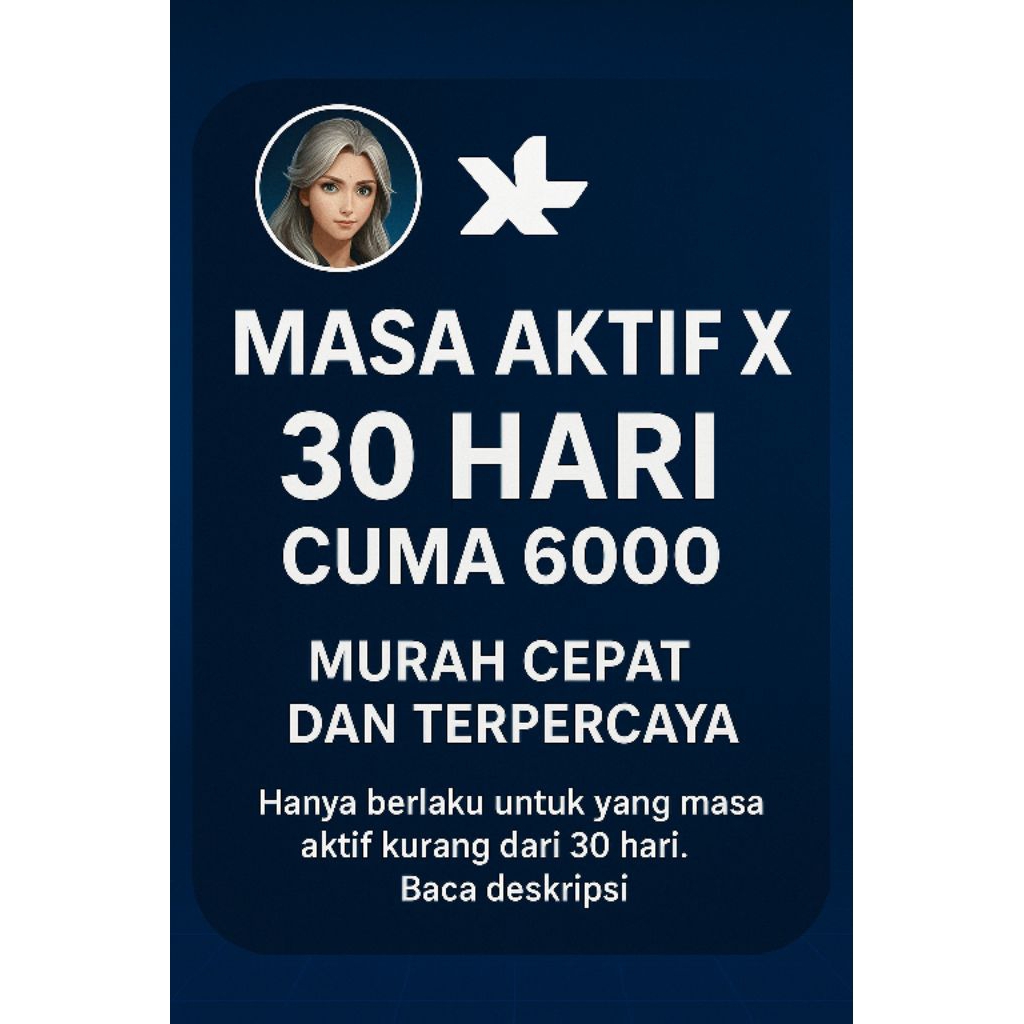 Tambah masa aktif xl 30 hari