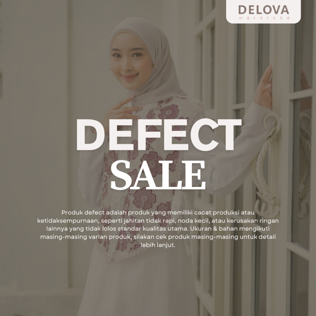 Delova Wardrobe - DEFECT SALE Vest Brukat Batik Series Obi Belt (Rijek / Cacat / Luntur / Noda / Bolong / Sobek) Defect Sale - Minor Reject