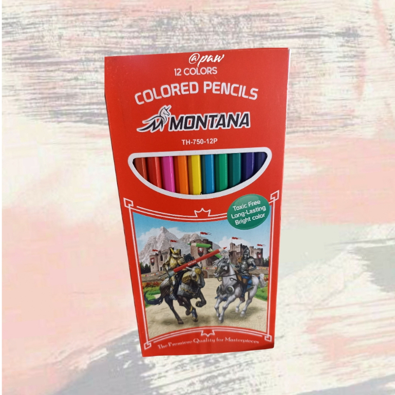 

Pensil Warna Murah 12 Montana Panjang / Colour Pencil 12 warna/ Kelir 12 Warna/ Pewarna Kayu/ Pensil Warna kayu/ Kelir kayu/Colored Pencils Montana 12 Warna Panjang / Pensil Warna 24 Warna Panjang Montana