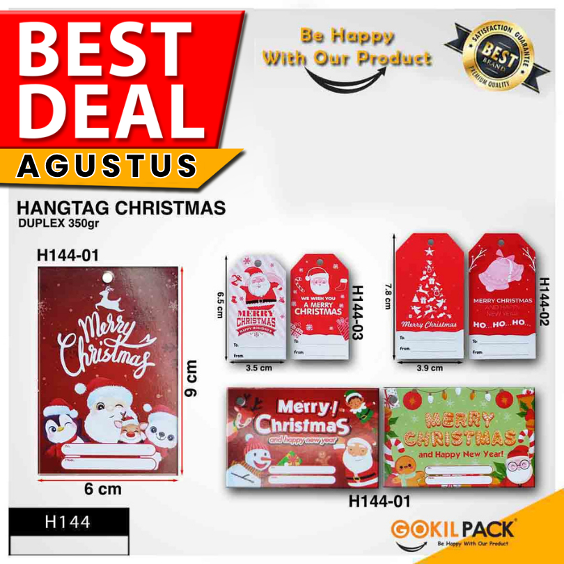 

Hangtag Natal/Hangtag Merry Christmas/Aksesoris Natal/Hiasan NatalH144 - H144