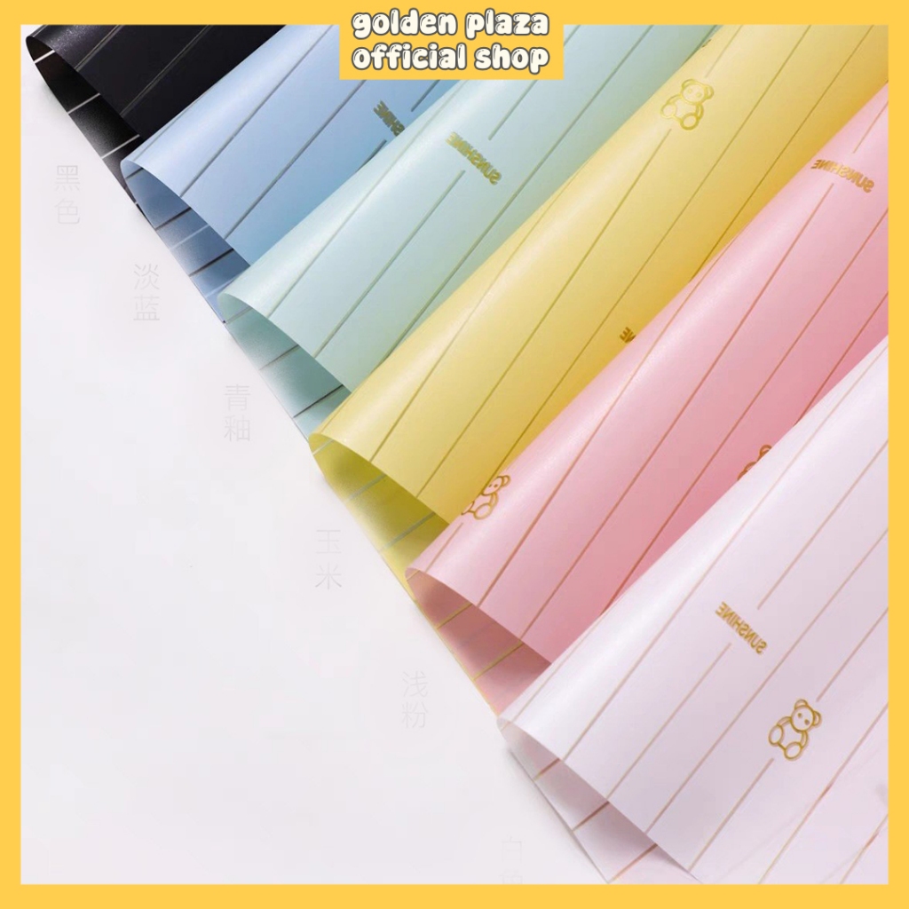 

Kertas Buket Bunga Motif Bear Flower Wrapping Paper Bear Kertas Bunga Florist Motif Beruang KB6096