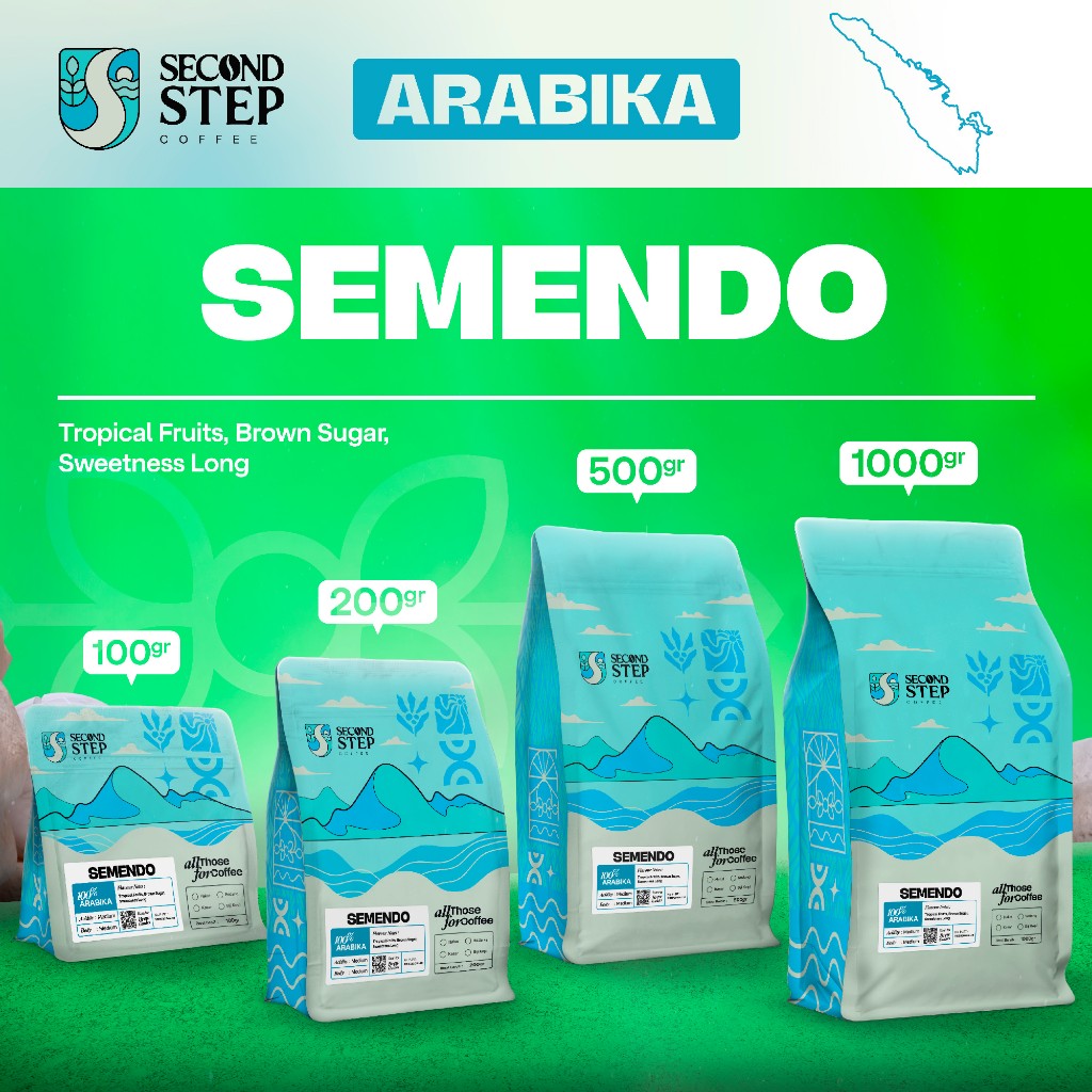 

Kopi Arabika Semendo Arabica Espresso Coffee Beans Biji Bubuk Coffe