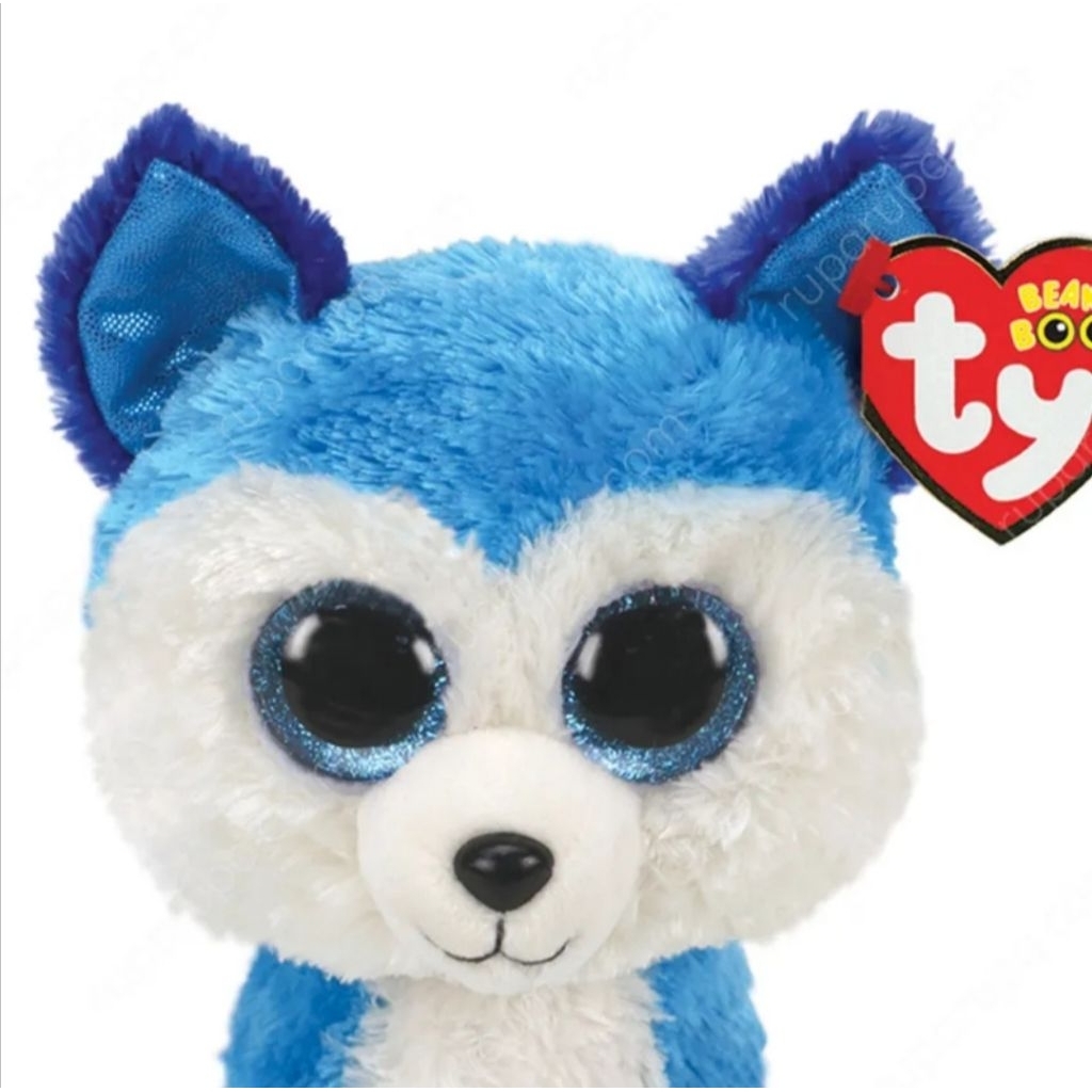 Ty Beanie Boos Boneka Hewan Prince Husky Reguler Ty95332