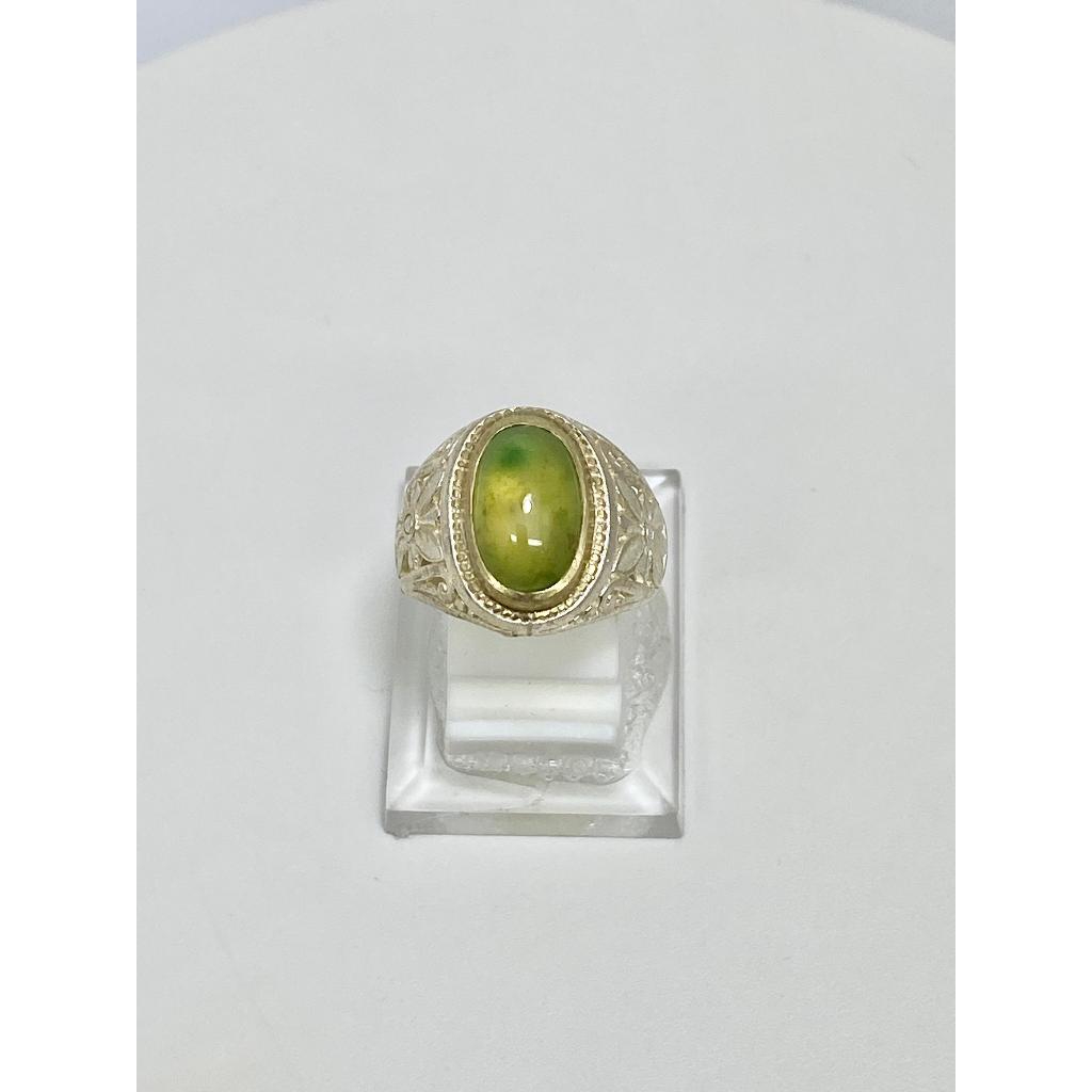 Cincin Batu Giok Aceh Lumut Hijau