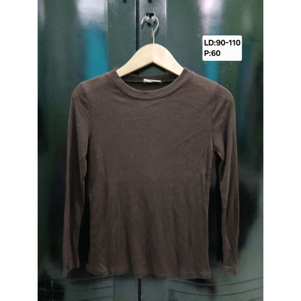 (COD)Atasan rajut inner rajut wanita warna coklat tua