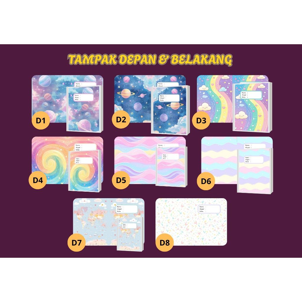 

Buku Tulis Aesthetic Custom Nama + BONUS Bolpoin Bisa Dihapus – Cover Premium Art Paper