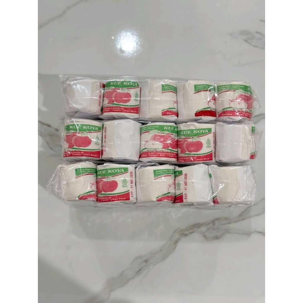 

Kue koya isi 10pcs | Cemilan jadul | manis | Snack murah organik original tidak asin & gurih
