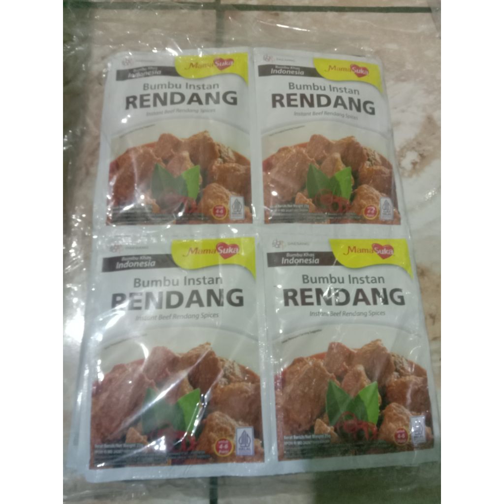 

Mamasuka Bumbu Instan Rendang 1 Renceng isi 10 sachet