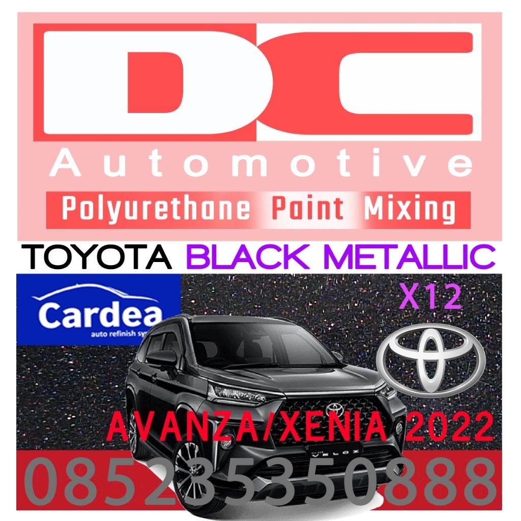 Cat PU Cardea Daihatsu/Toyota Black Metallic X12