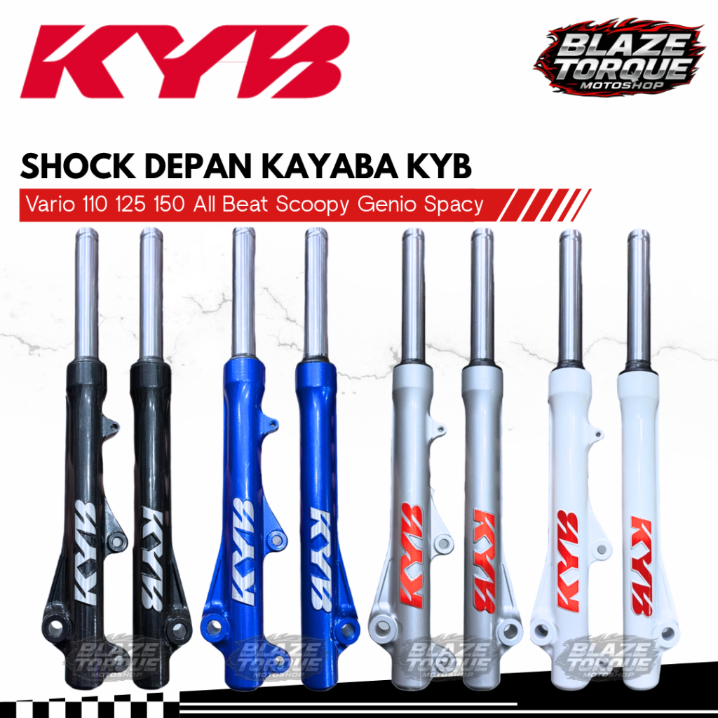 Shock Depan Tabung KYB Zeto Honda Vario Beat Scoopy Genio KAYABA
