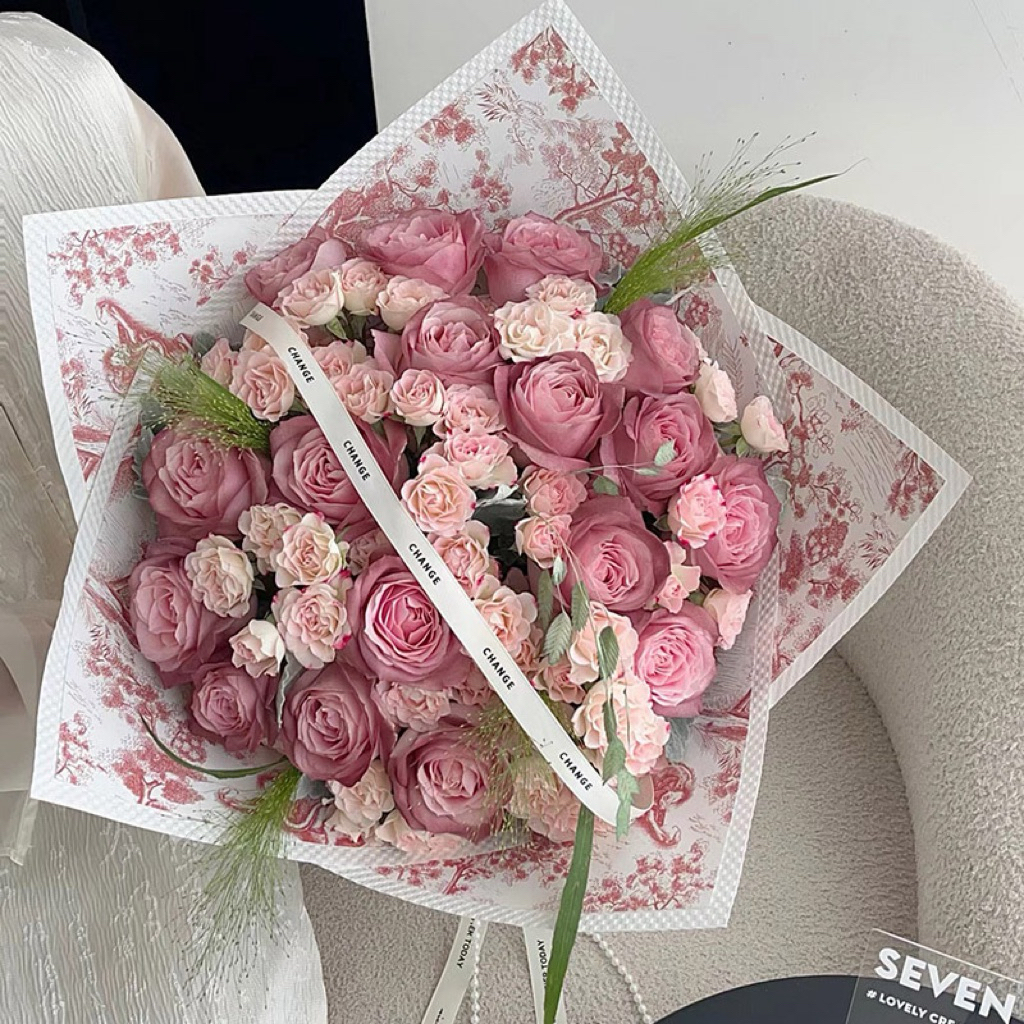 

[5 LEMBAR] Kertas Buket Cellophane Motif Hewan | Flower Wrapping Paper Animal | Kertas Buket Bunga | Hiasan Dekorasi