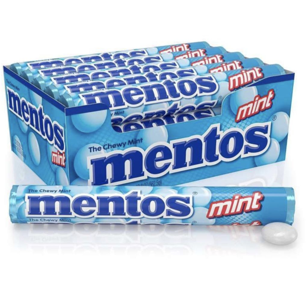 

Mentos Roll 29 gram ( isi 14 pcs ) Permen Mentos Candy Snack Makanan Kering Food