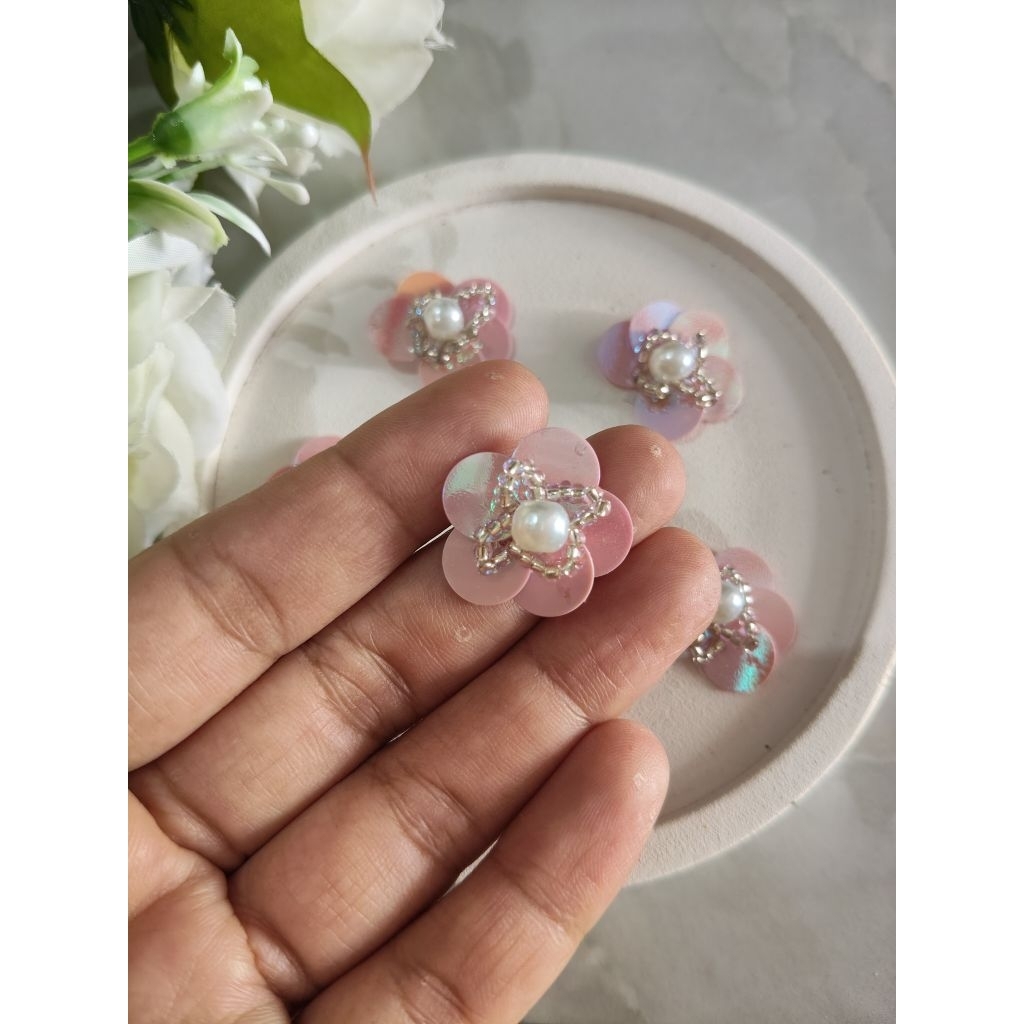 (5biji)Payet Tabur Bunga SEQUIN PASIR/Payet Tabur