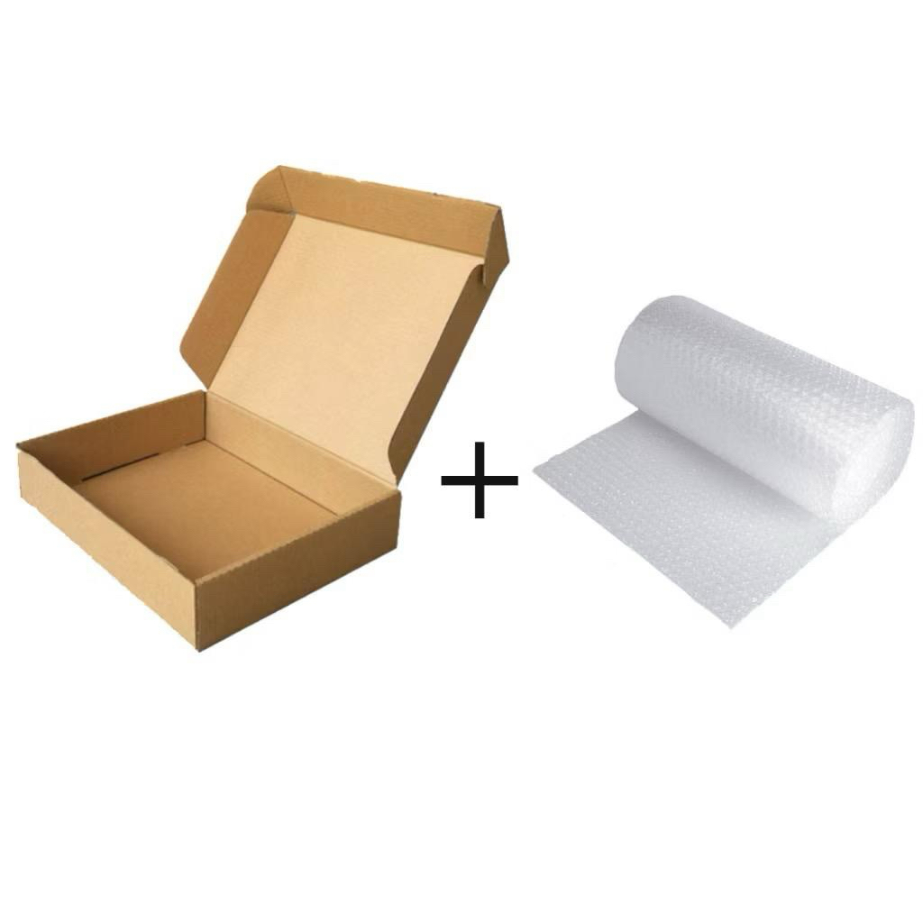

box + bubble wrap