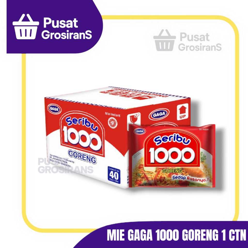 

GAGA 1000 Mie Goreng Spesial | Soto Mie (1 dus = 40 pcs Harga Grosir)