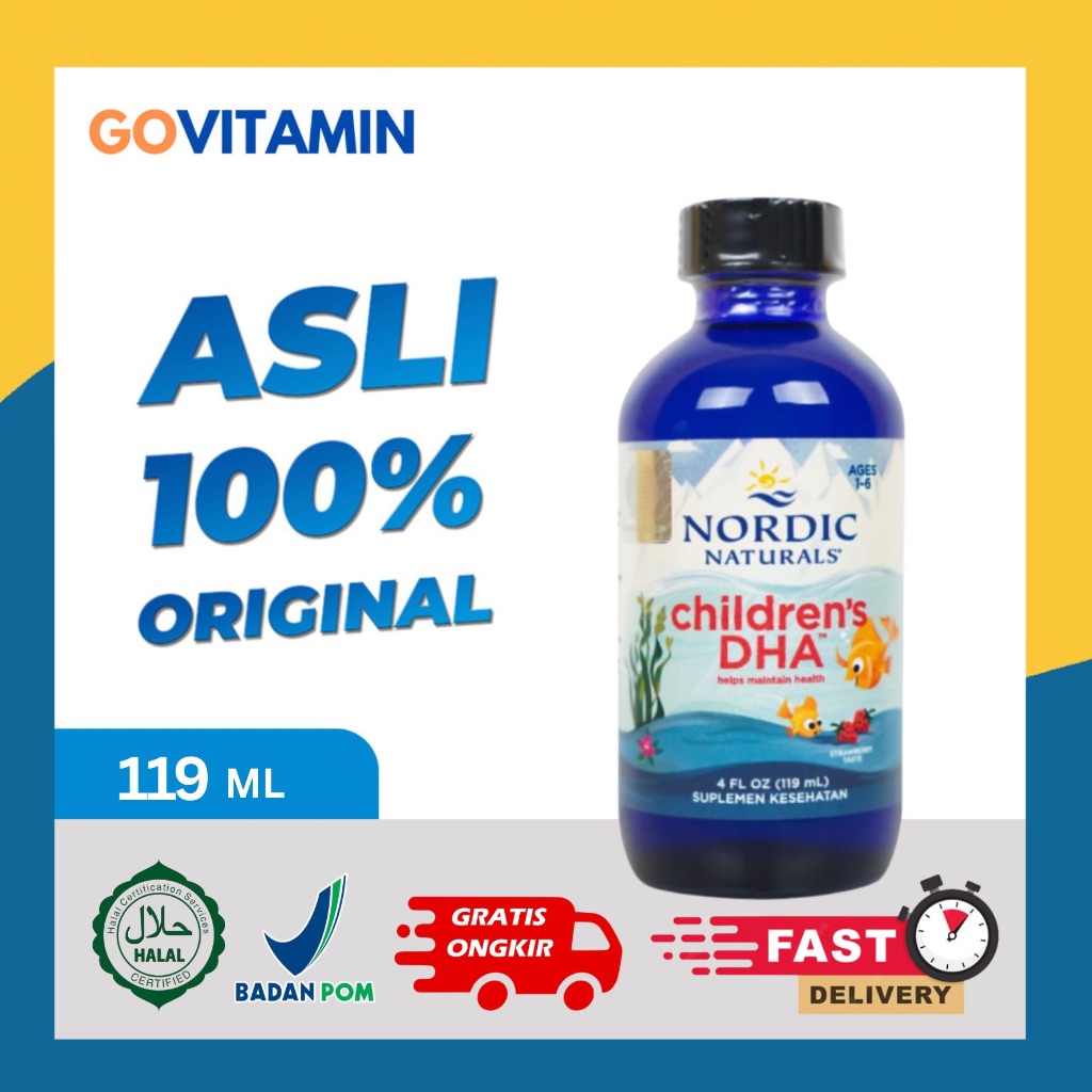 Nordic Children's DHA 119mL Original Nordics Natural BPOM