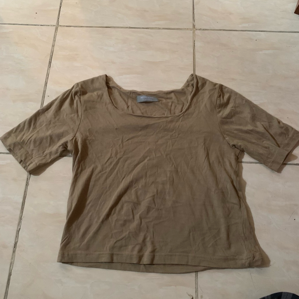 Preloved Square Neck Top