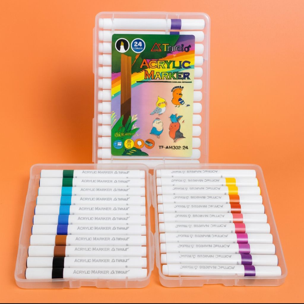 

Spidol TRIFELO ACRYLIC MARKER 24 WARNA
