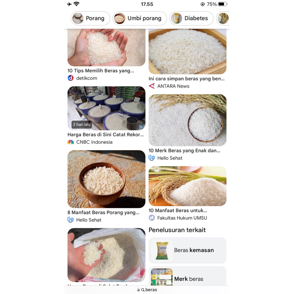 

BERAS LOKAL ASLI JAWA BARAT