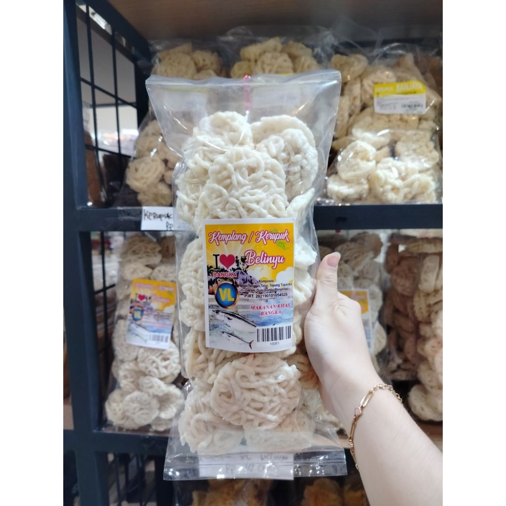 

Kerupuk Belinyu khas Bangka cap VL