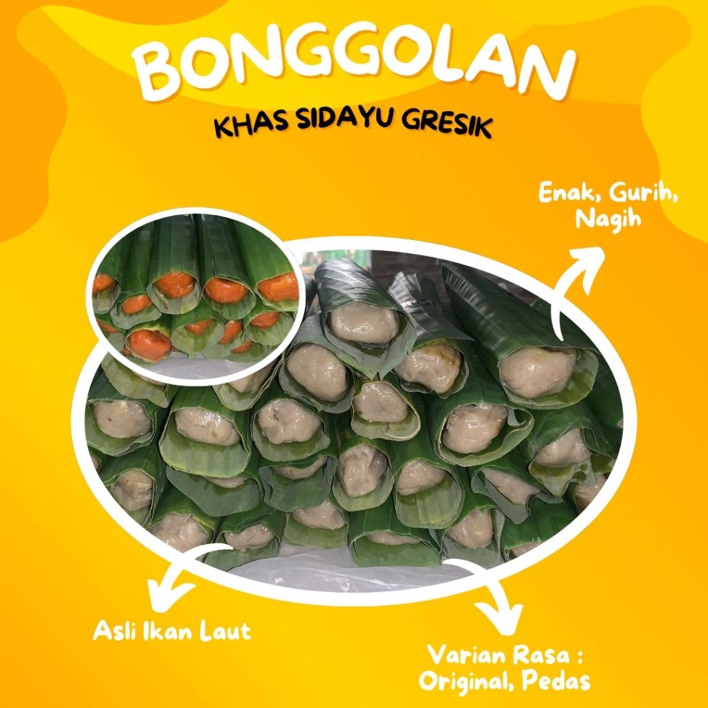 

BONGGOLAN KHAS SIDAYU GRESIK (CIRENG IKAN) | VARIAN RASA BISA DI TULIS DI CATATAN