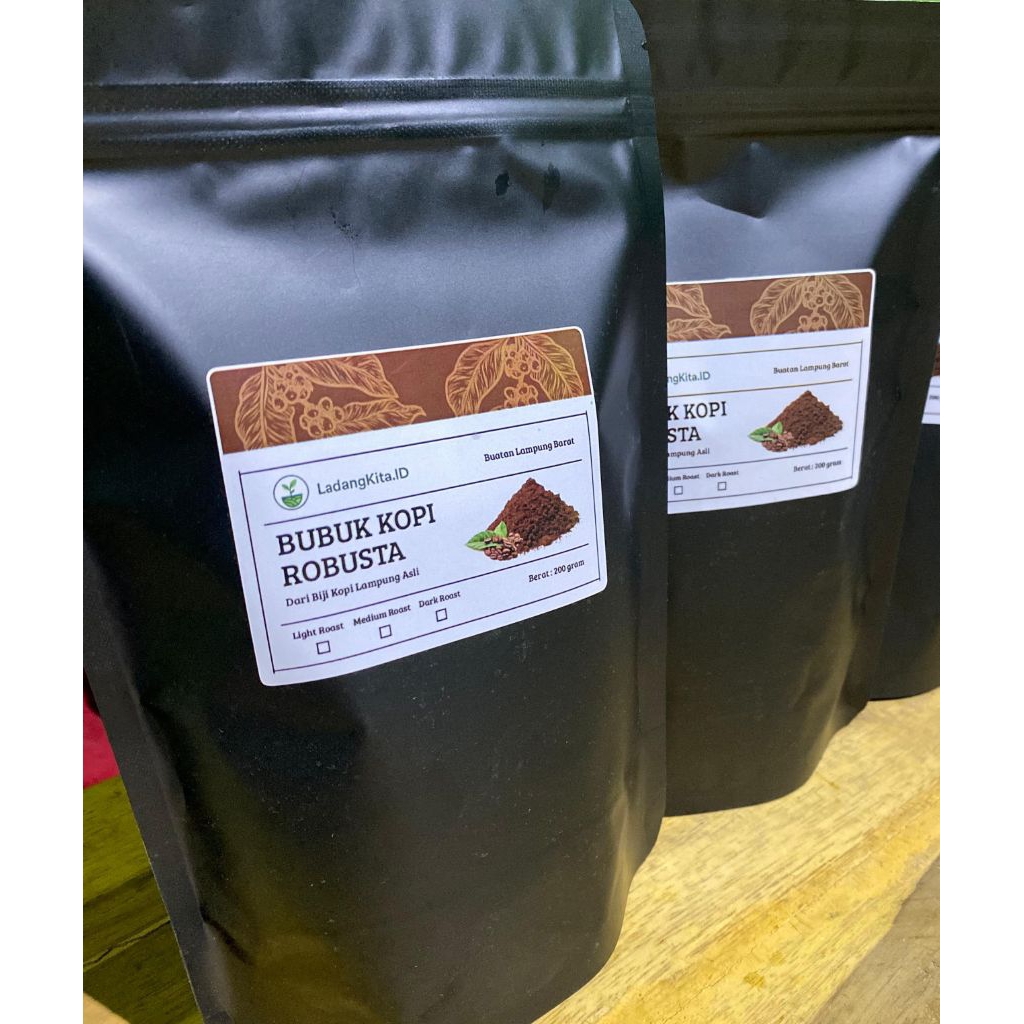 

Bubuk Kopi Robusta Lampung Asli LadangKita – 500gr | Kopi Petani Lokal