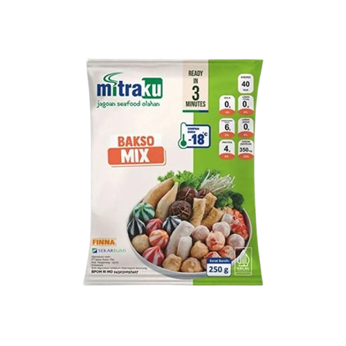 

Mitraku Bakso Ikan Mix 250gr - Paket Suki & Steamboat Instan