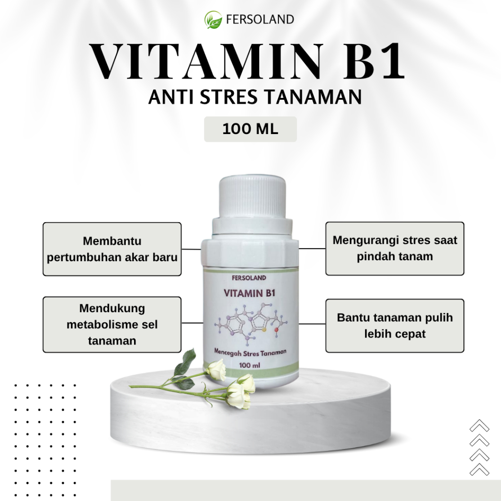 Vitamin B1 anti stres tanaman 100ml | vitamin b1 untuk tanaman | vitamin tanaman | booster akar | vi
