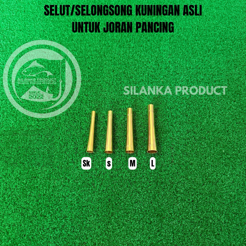 Selut/ Selongsong Kuningan Asli Untuk Joran Timbang