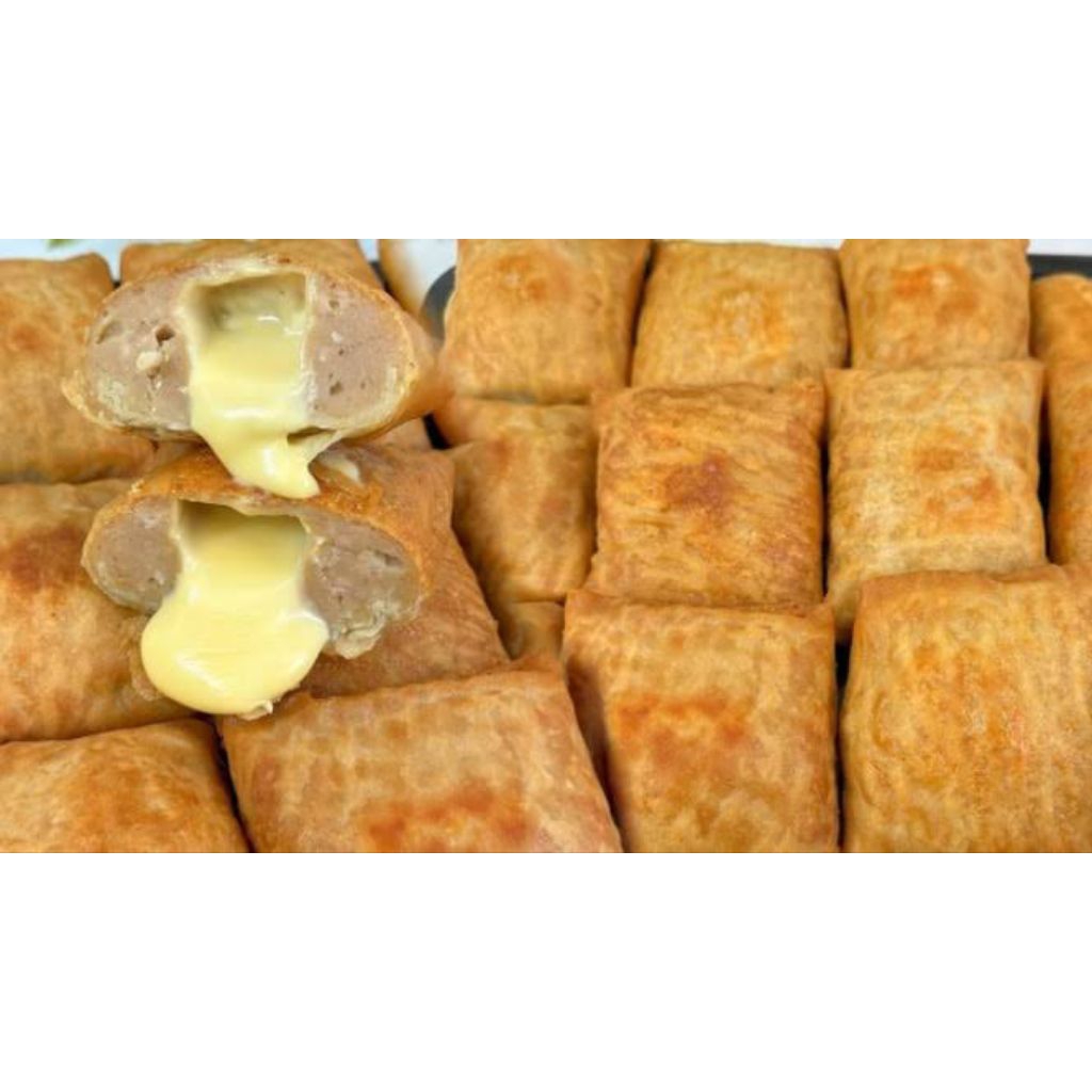 

Promo!!! Dimsum goreng isi keju lumer ukuran BESAR 4pcs