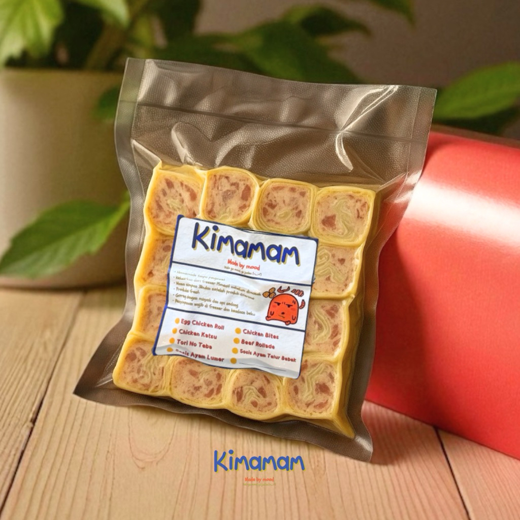 

Egg Chicken Roll Homemade Non MSG Non Pengawet KIMAMAM