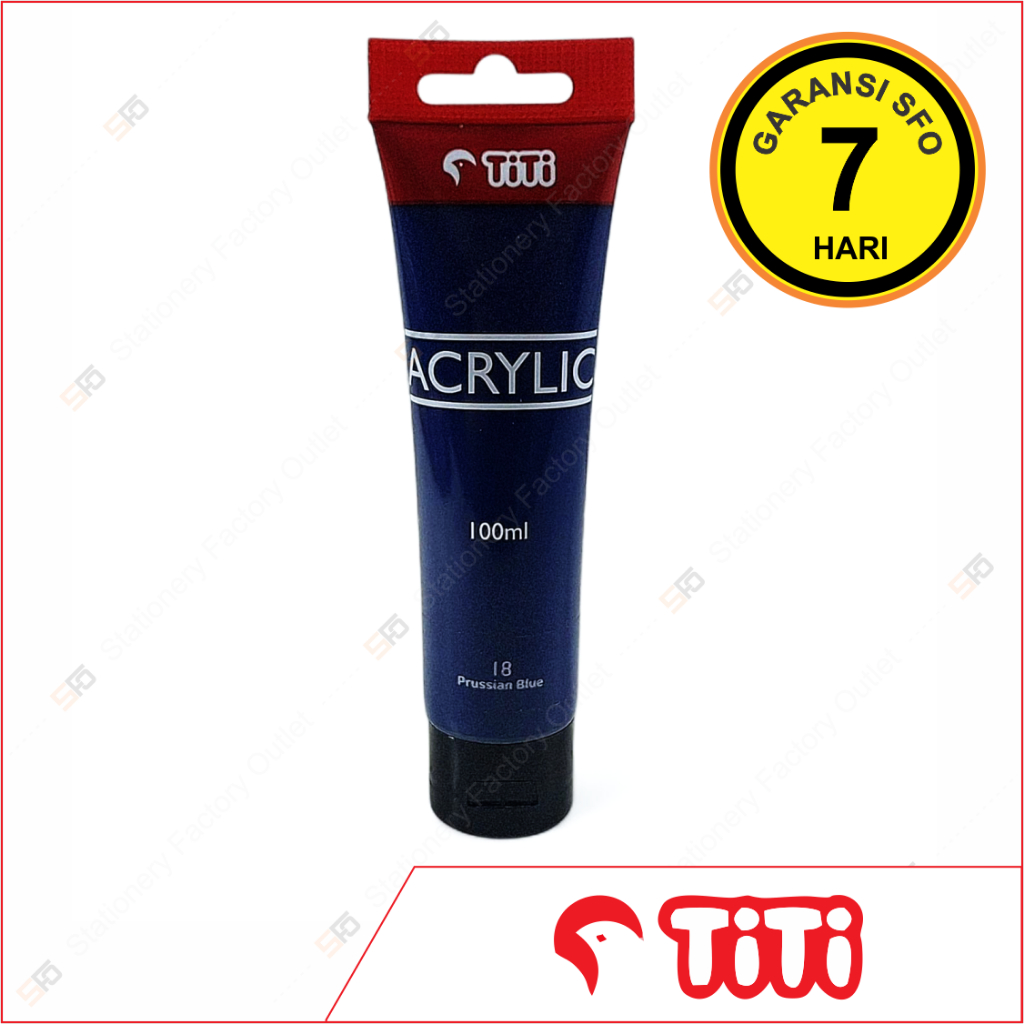 

Cat Acrylic Titi 100ml Satuan 18 - Prussian Blue