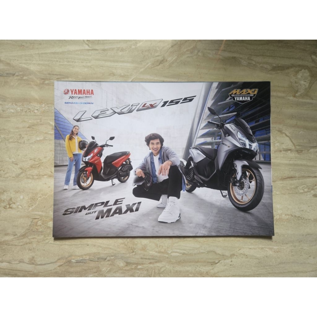 brosur katalog motor yamaha lexi lx 155 2024 leaflet
