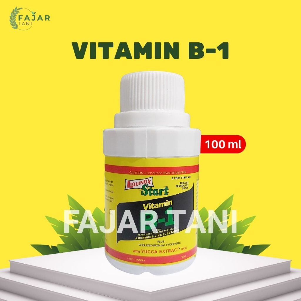 vitamin tanaman B1 starter liquinox 100ml asli original