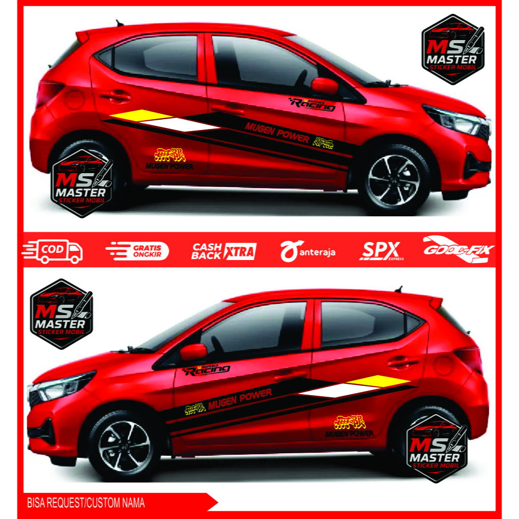 STIKER MOBIL BRIO STIKER CUTTING HONDA BRIO STIKER MOBIL BRIO TERLARIS