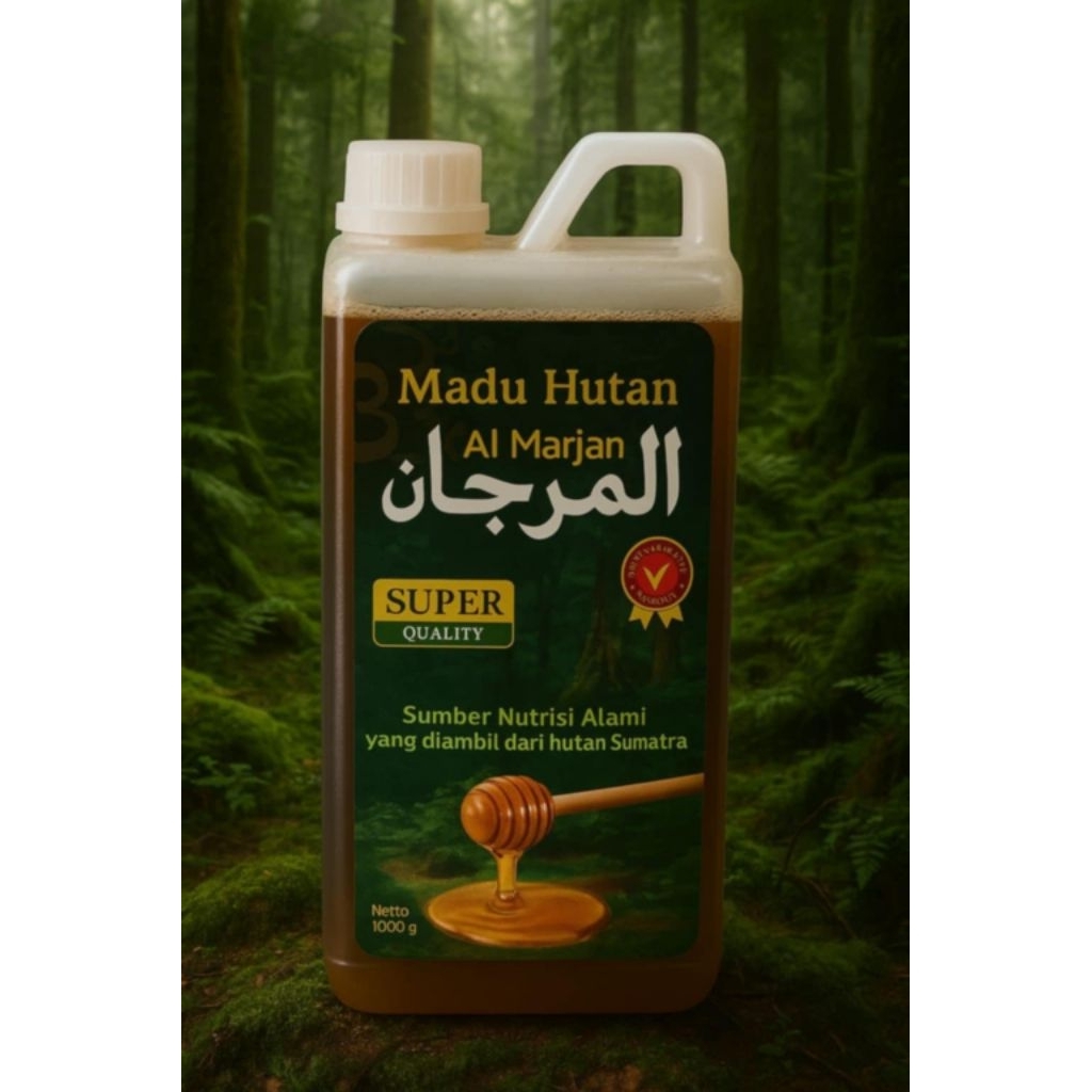 

Madu Hutan Al Marjan 1kg Kualitas Super Madu Murni