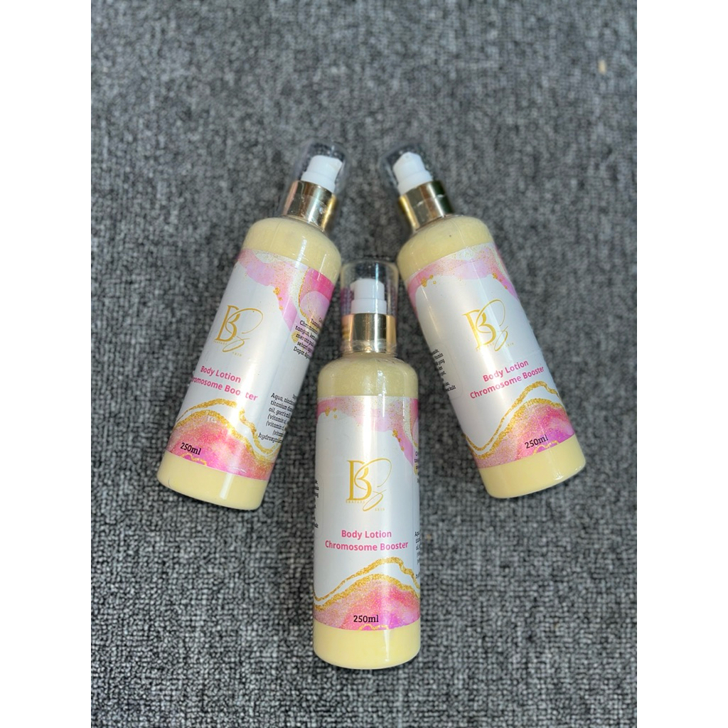 BSkin HB Chromosome Booster BSskin 250ml Paket Putih Pencerah & Memutihkan Kaki Hitam Body Lotion & 